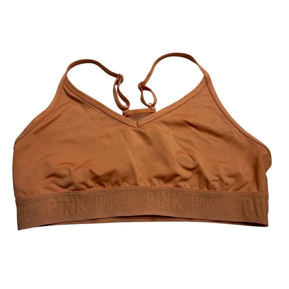 Victoria's Secret PINK Active Orange sports bra Size Medium
